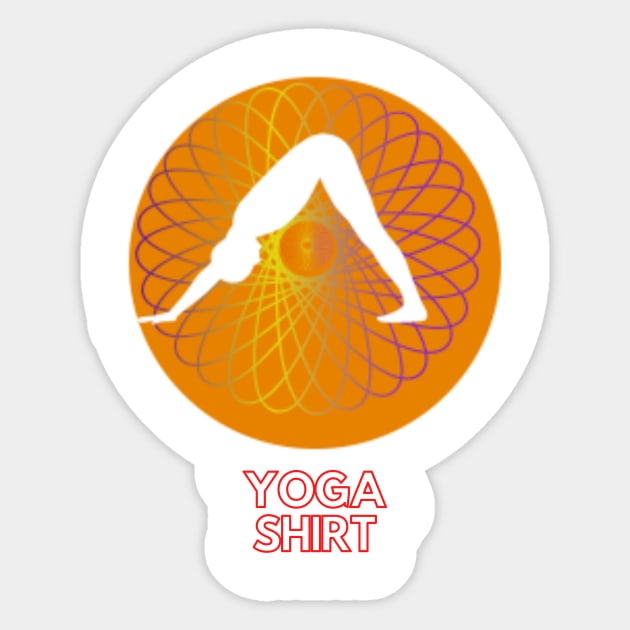 Yoga Sticker by Gnanadev